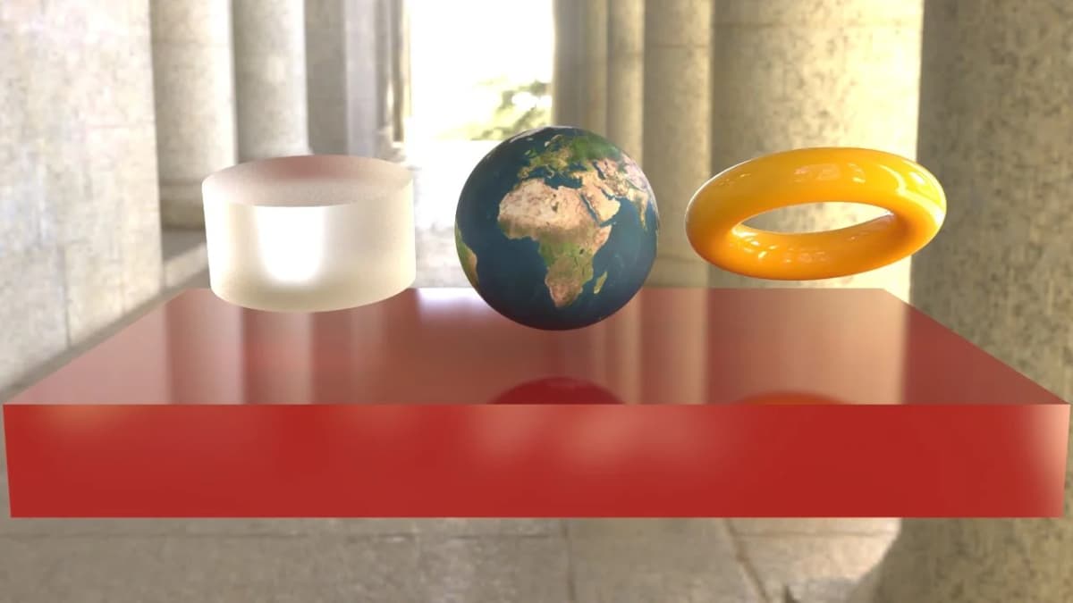 HDRI with BRDF materials